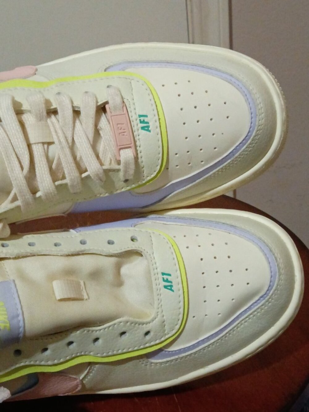 Nike Air Force 1 Shadow Women Size 9.5 US Cashmere Sneakers Shoe CI0919-700 2021 - Picture 14 of 14
